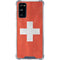 Switzerland Flag Distressed Galaxy S20 FE Clear Case